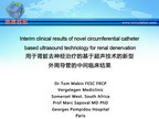 [EuroPCR 2012]用于肾脏去神经治疗的基于超声技术的新型外周导管的中间临床结果